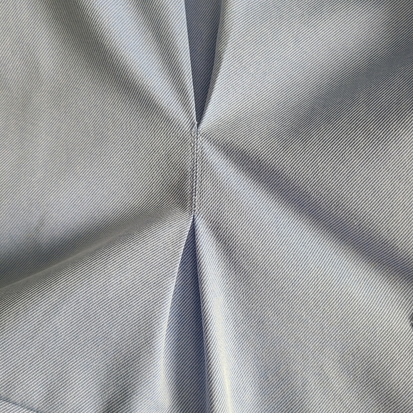 Joie NWT 🏷️ "Nian" Fitted Blue Chambray Oxford Cotton Blazer Pockets Jacket 4 - Picture 13 of 16